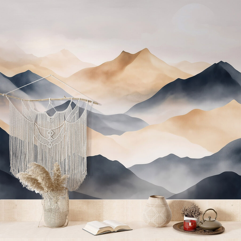 Montañas oscuras en capas — interior 2