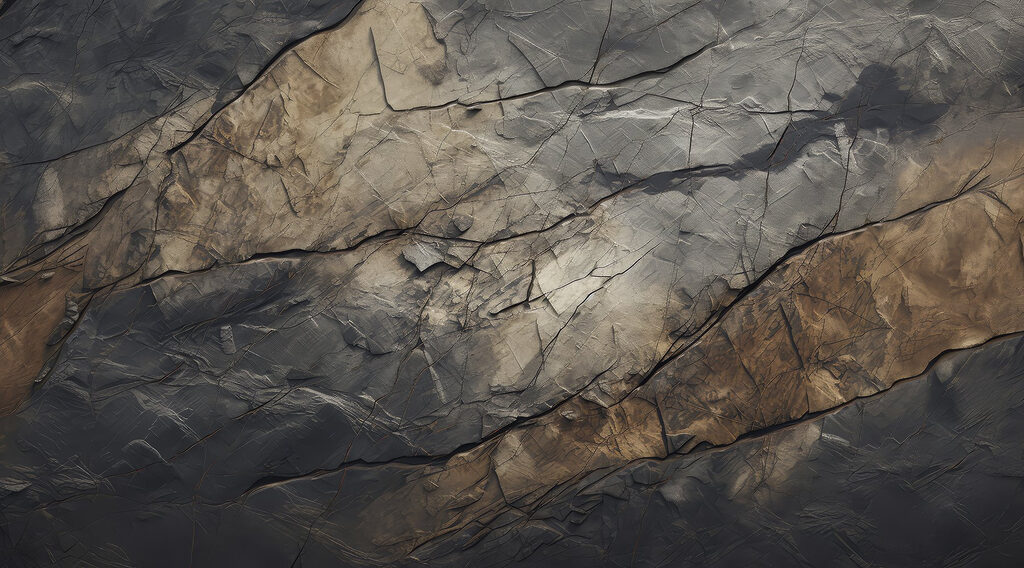Grietas oscuras en piedra — diseño completo