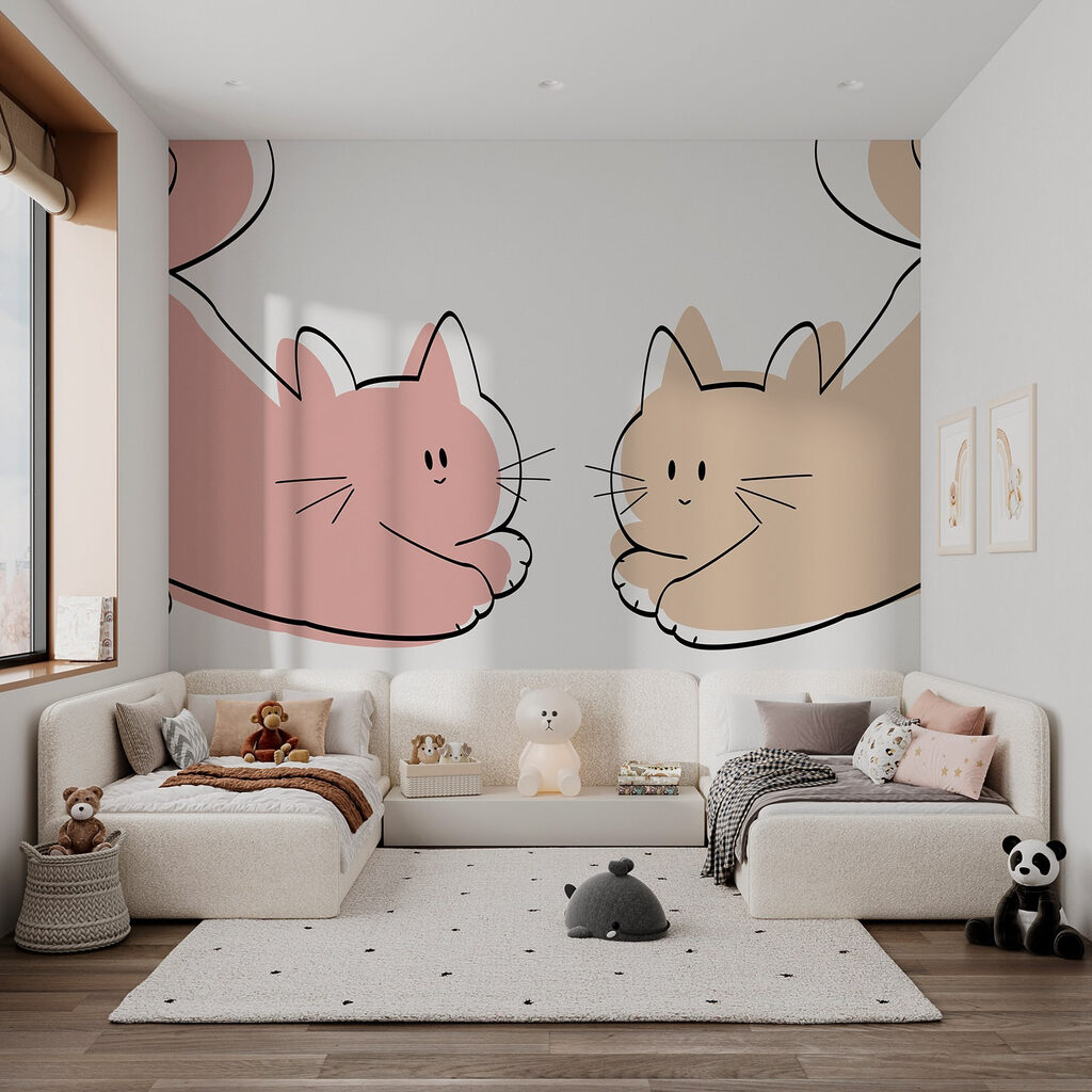 Gatos que se miran — interior 2