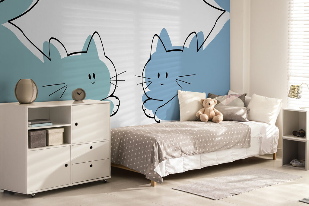 Gatos que se miran — interior 1