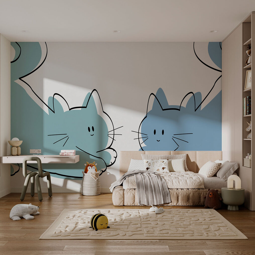 Gatos que se miran — interior 2