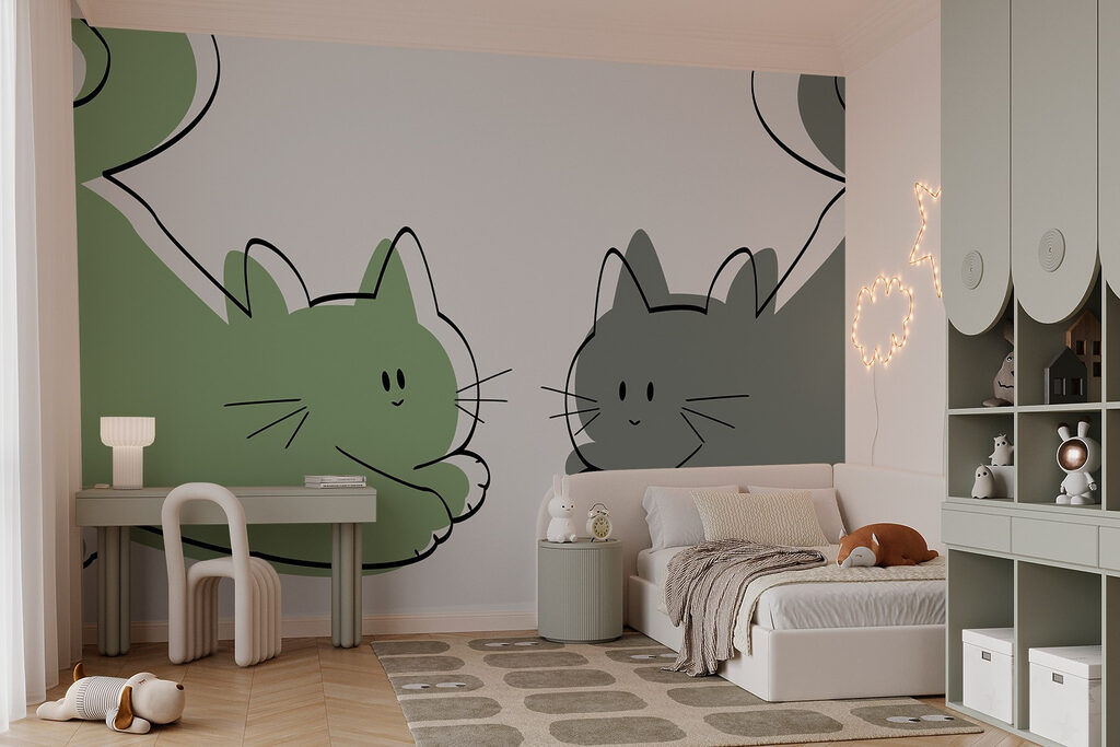 Gatos que se miran — interior 2