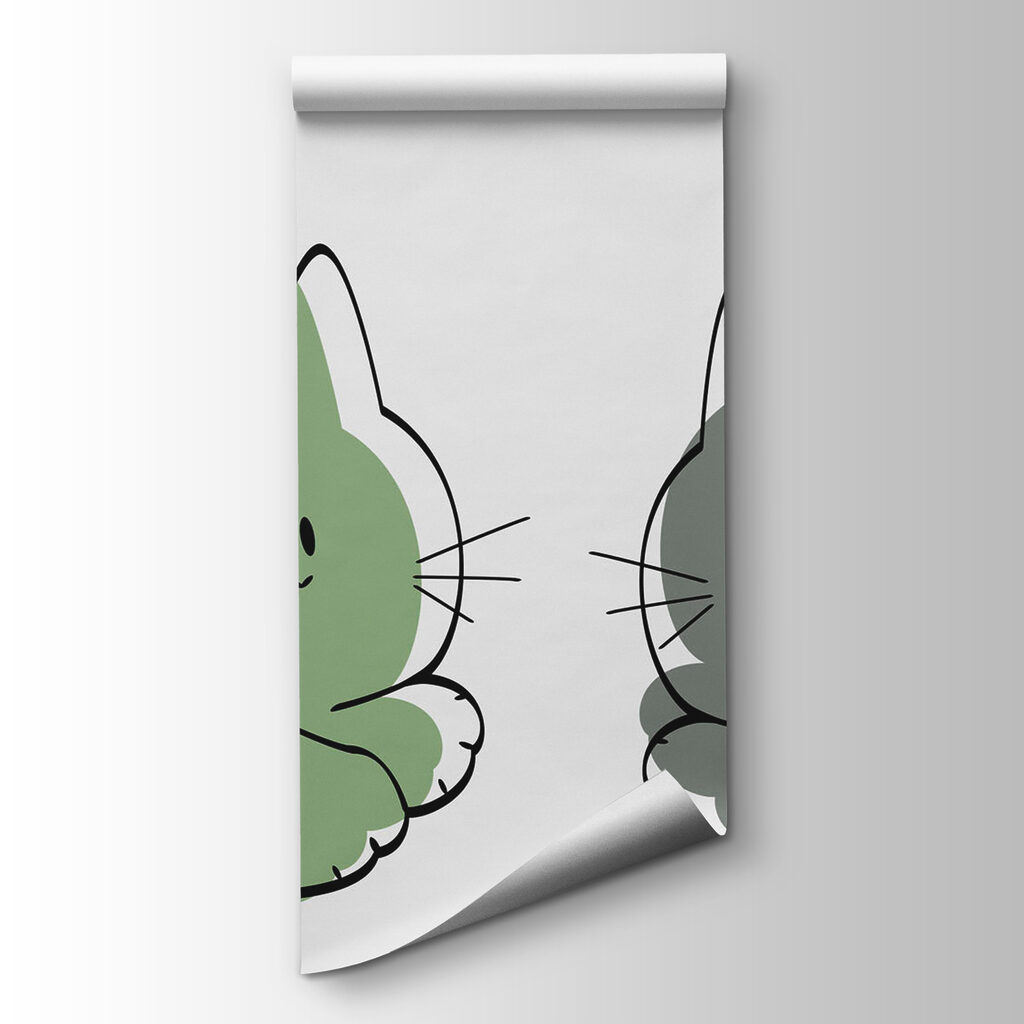 Gatos que se miran — vista del producto