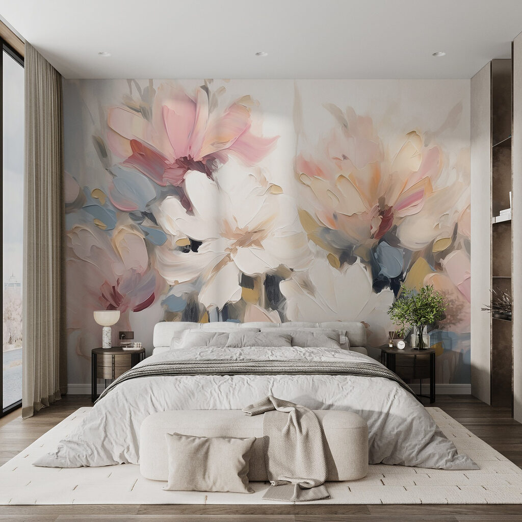 Flores en pinceladas sueltas — interior 1