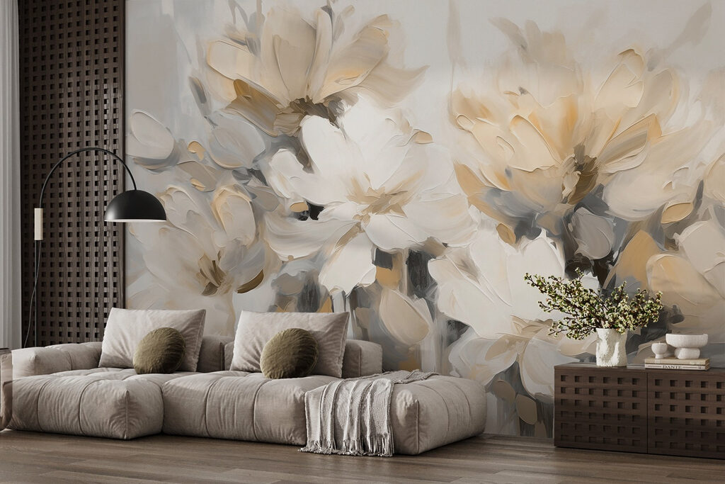Flores en pinceladas sueltas — interior 1