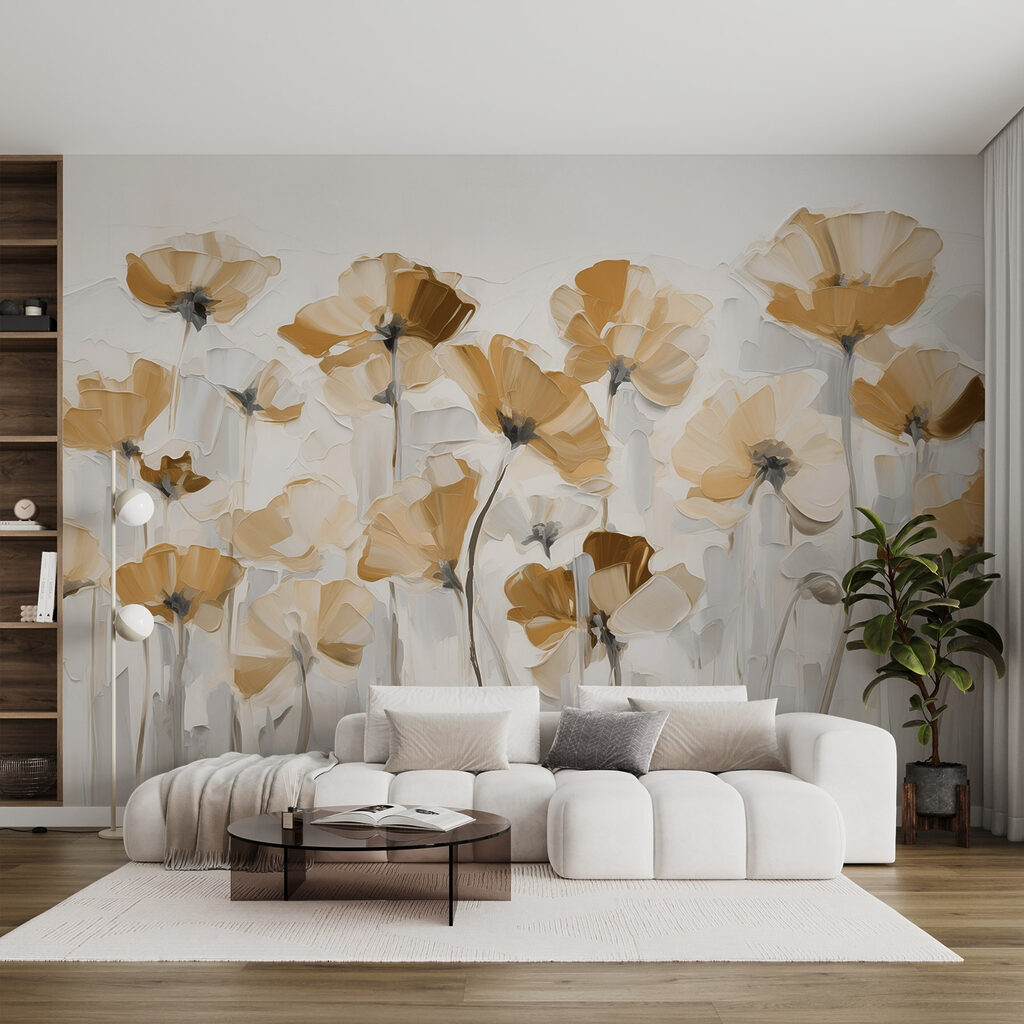 Flores naranjas y rosas — interior 2