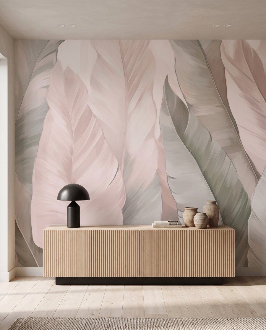 Hojas claras superpuestas — interior 4