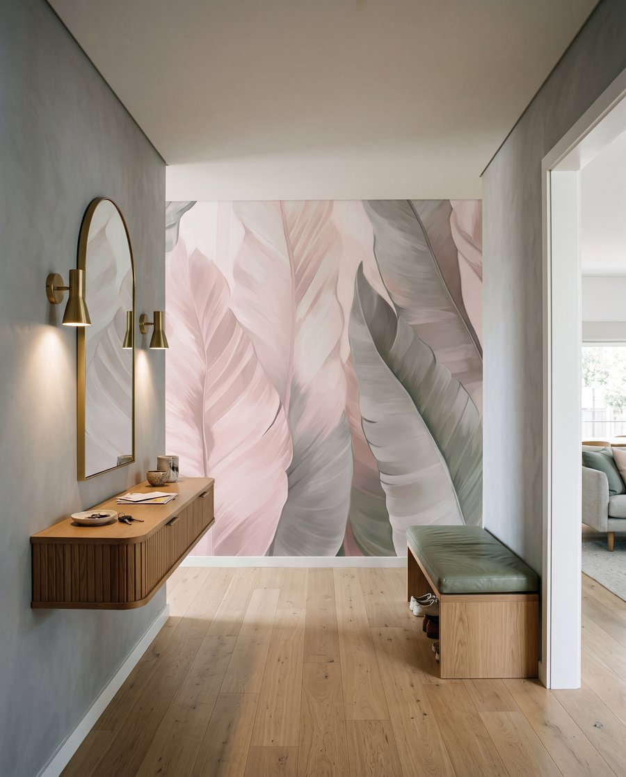 Hojas claras superpuestas — interior 6