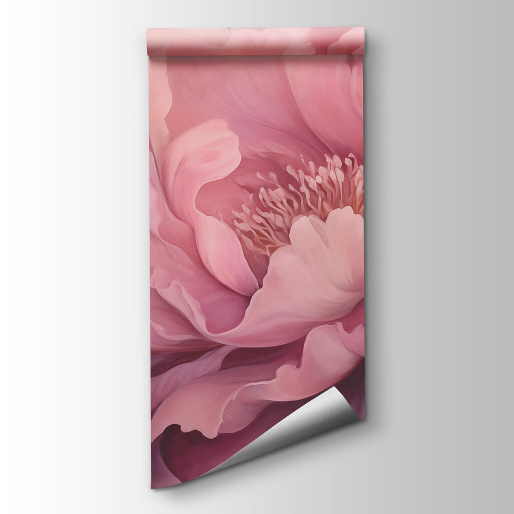 Peonía rosa en penumbra — vista del producto
