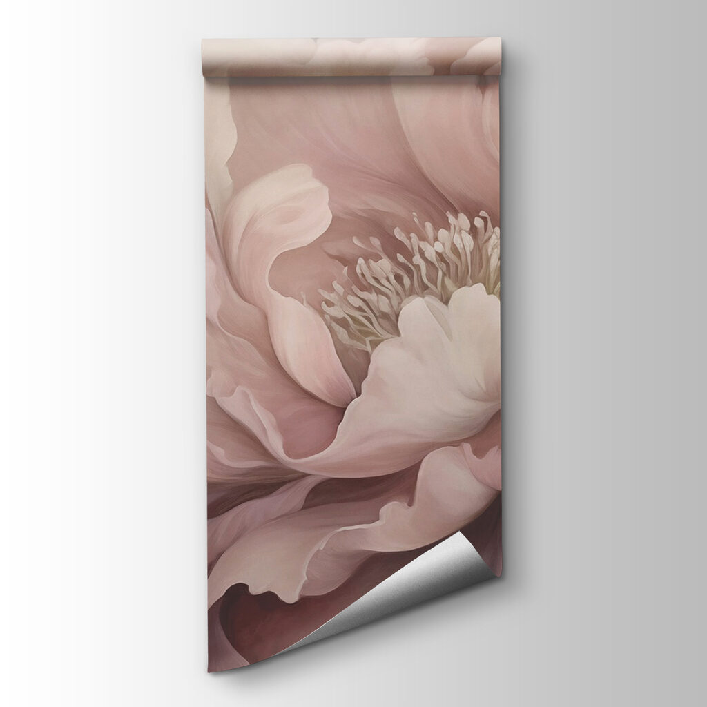Peonía rosa en penumbra — vista del producto