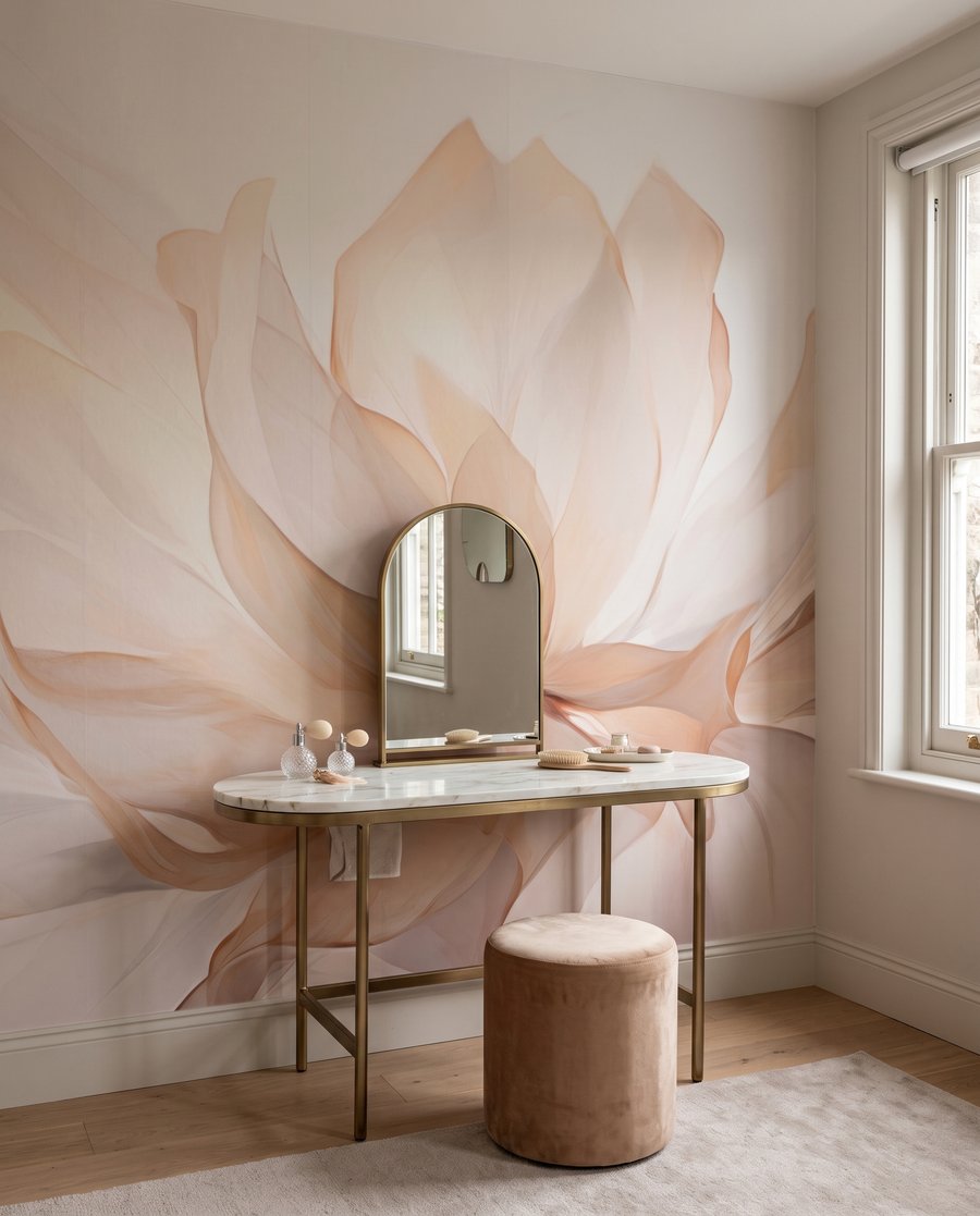 Flor crema translúcida — interior 2