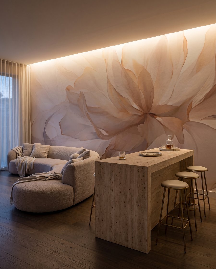 Flor crema translúcida — interior 4