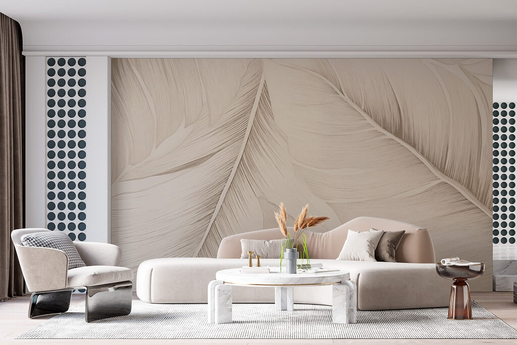 Plumas curvas en diagonal — interior 2