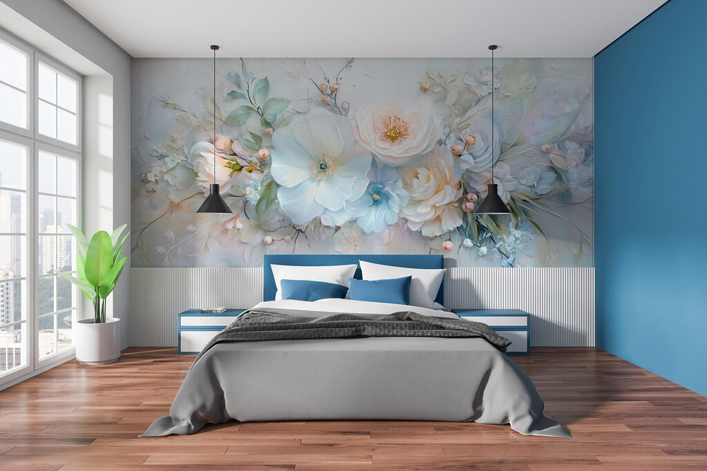 Ramo azul pintado — interior 1