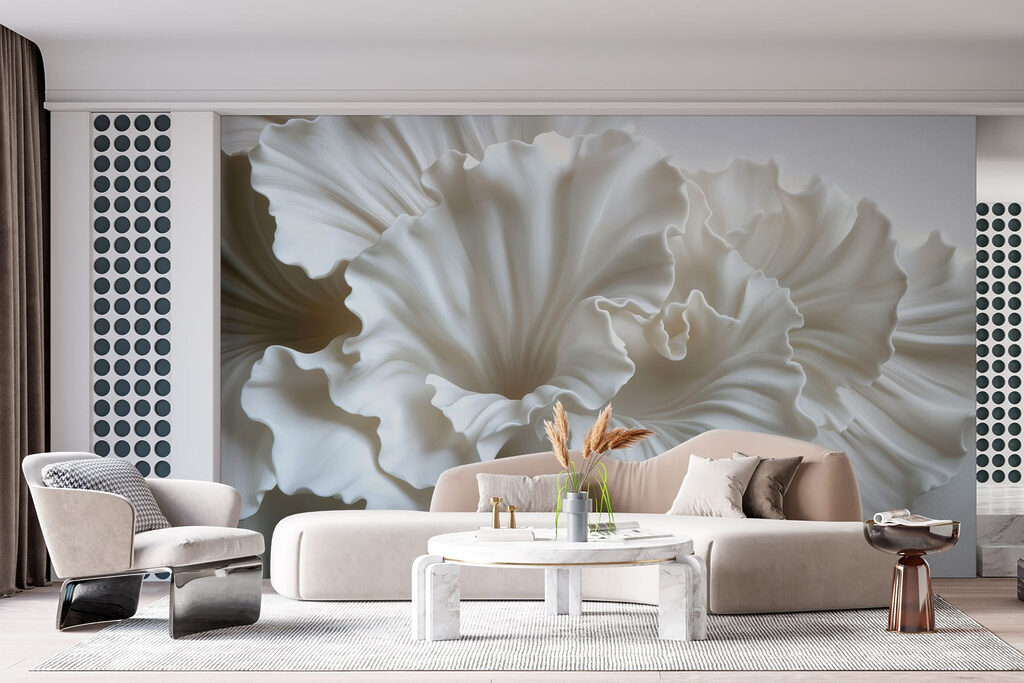 Flor blanca con sombras — interior 4