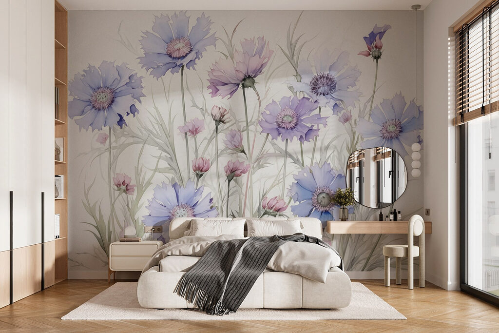 Flores silvestres lilas — interior 1