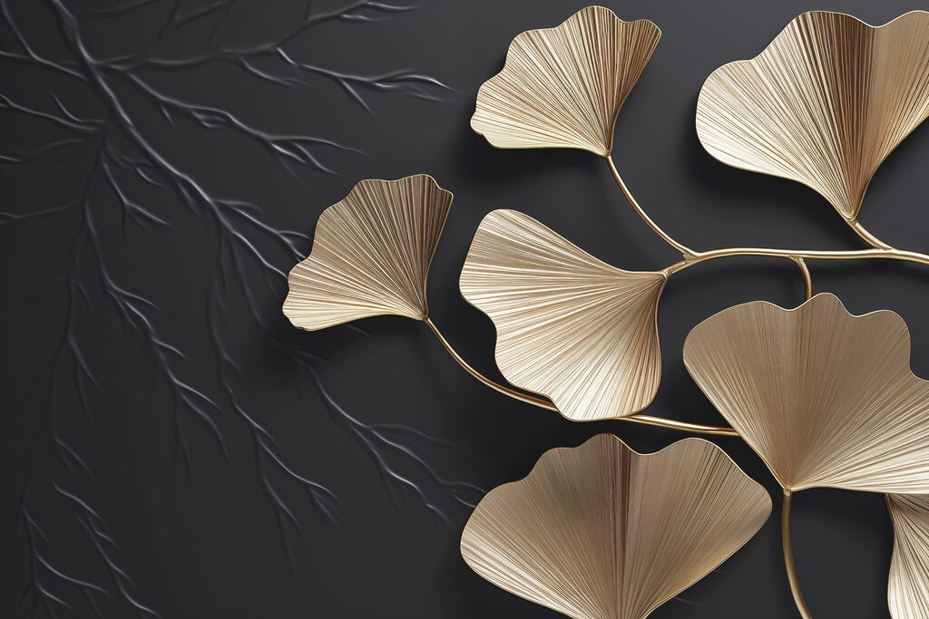 Ramas de ginkgo — diseño completo