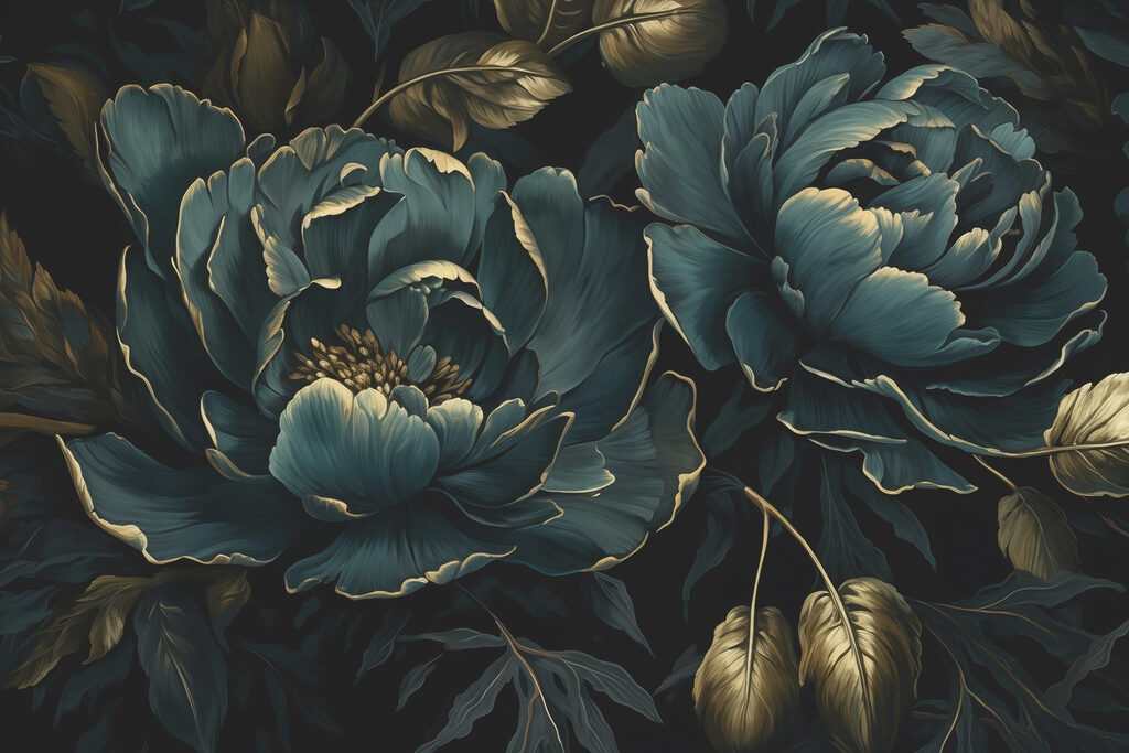 Flores tras el ocaso — diseño completo