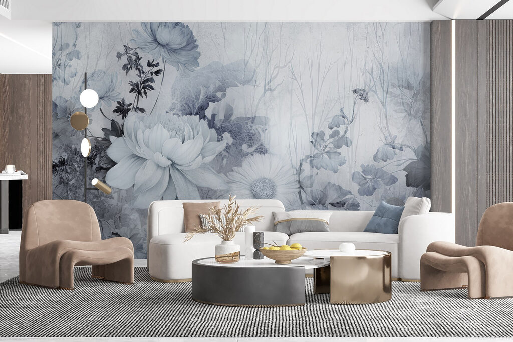 Flores en trazos pintados — interior 1