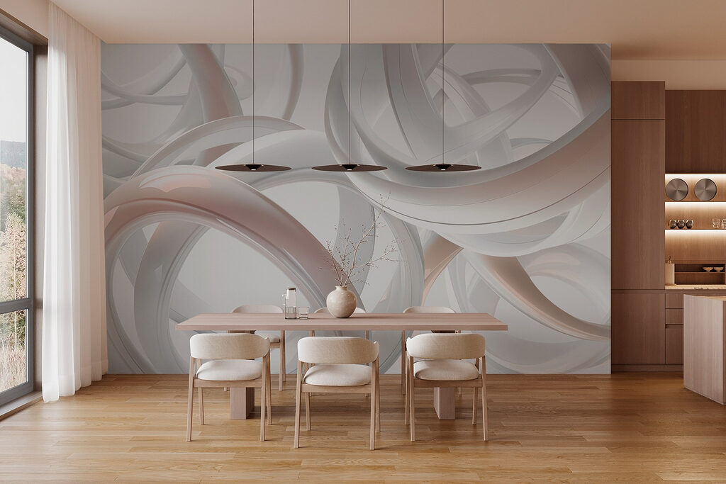 Lazos blancos entrelazados — interior 2