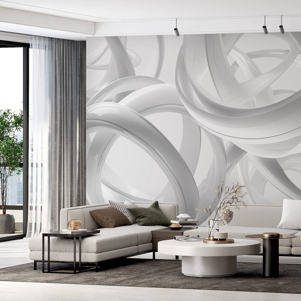 Lazos blancos entrelazados — interior 1