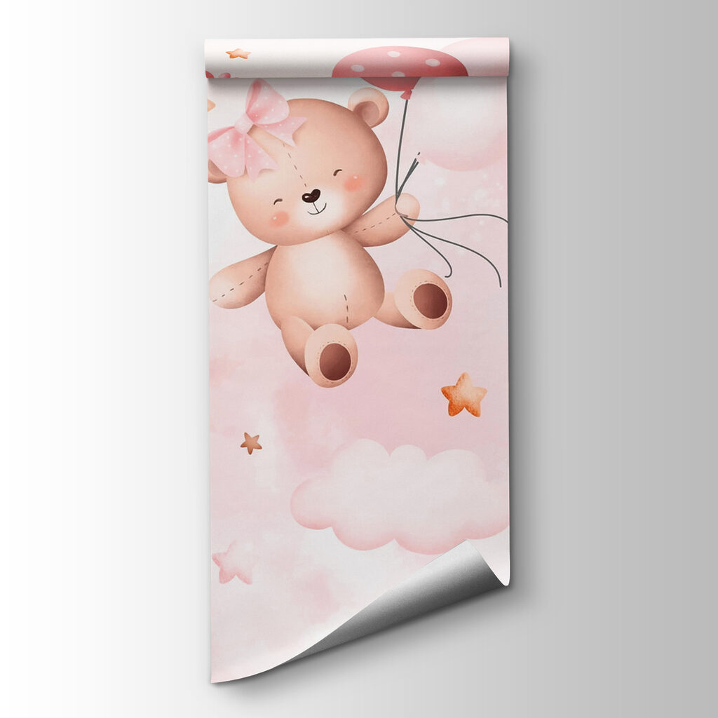 Ositos con globos rosas — vista del producto
