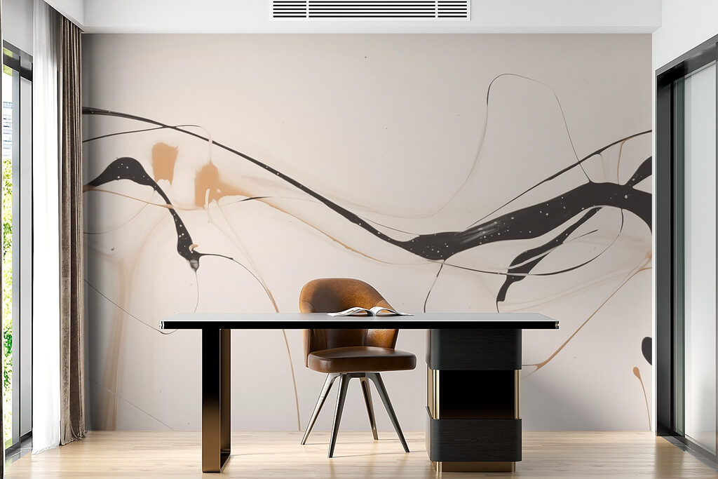Ondas negras horizontales — interior 3