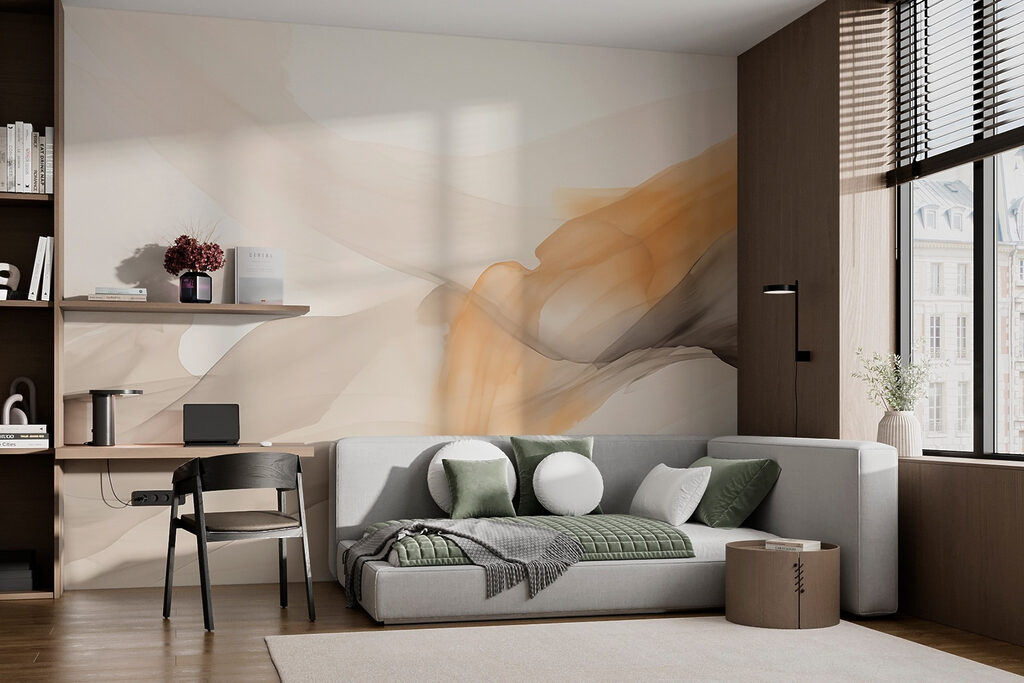 Ocre fluye entre grises — interior 2