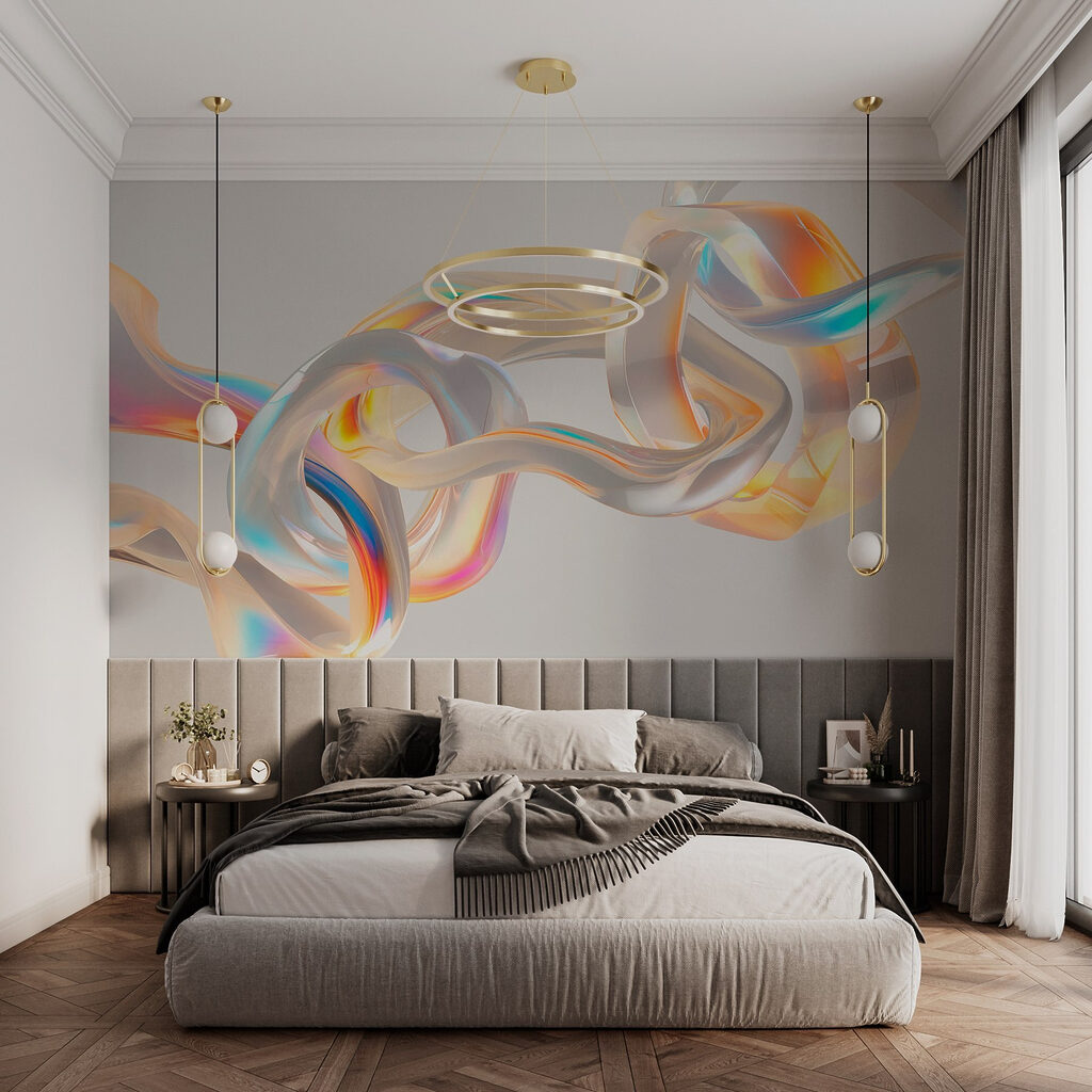 Lazos con brillo arcoíris — interior 2
