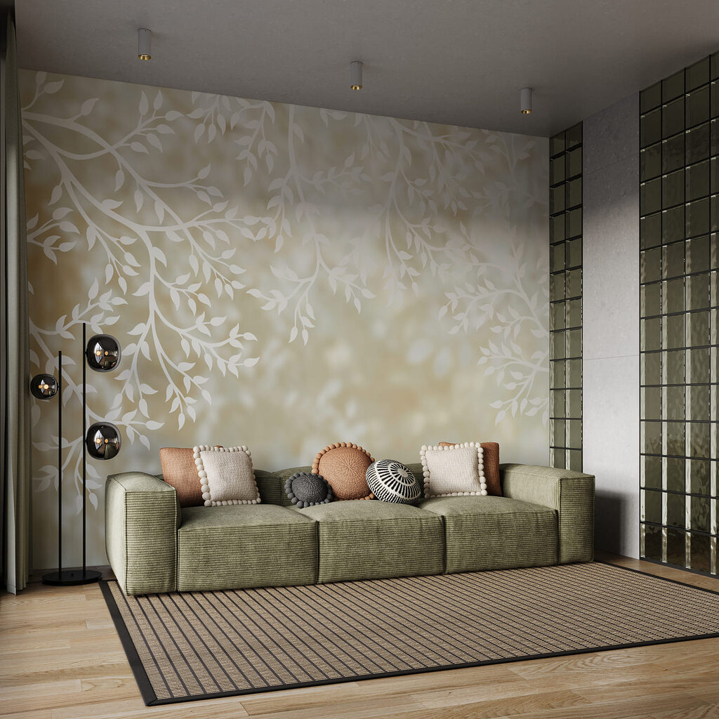 Hojas claras con destellos — interior 2