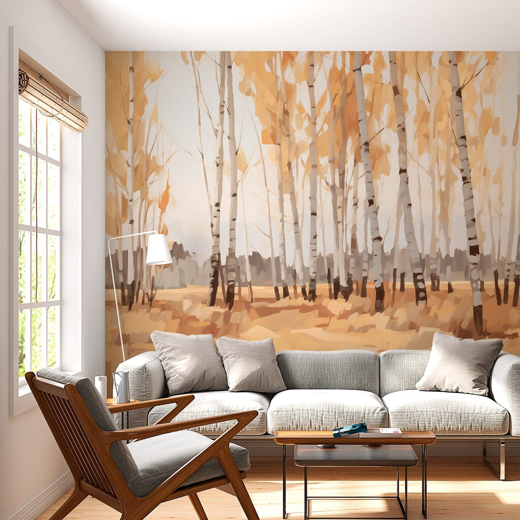 Abedules dorados en otoño — interior 1