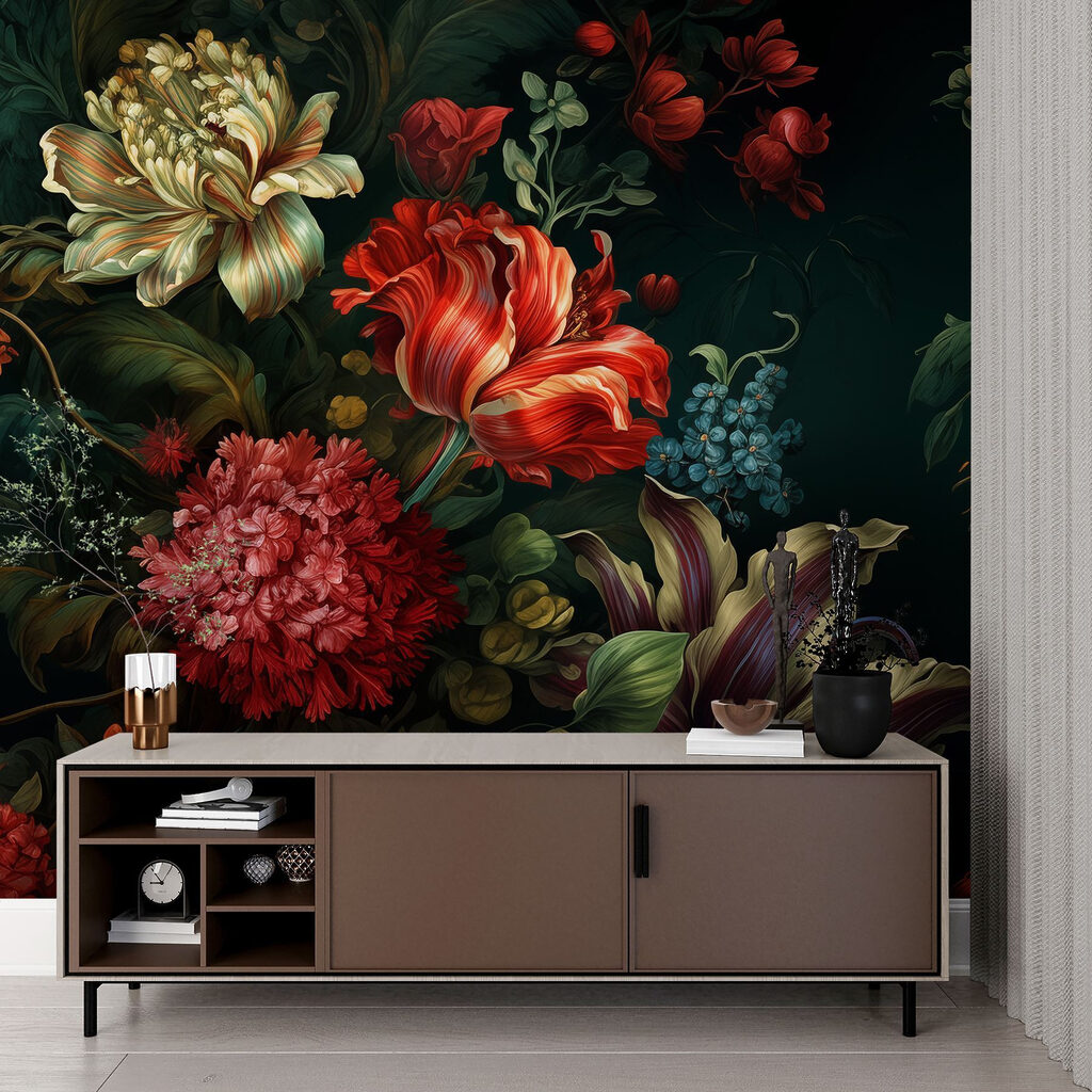 Ramo oscuro de flores — interior 2