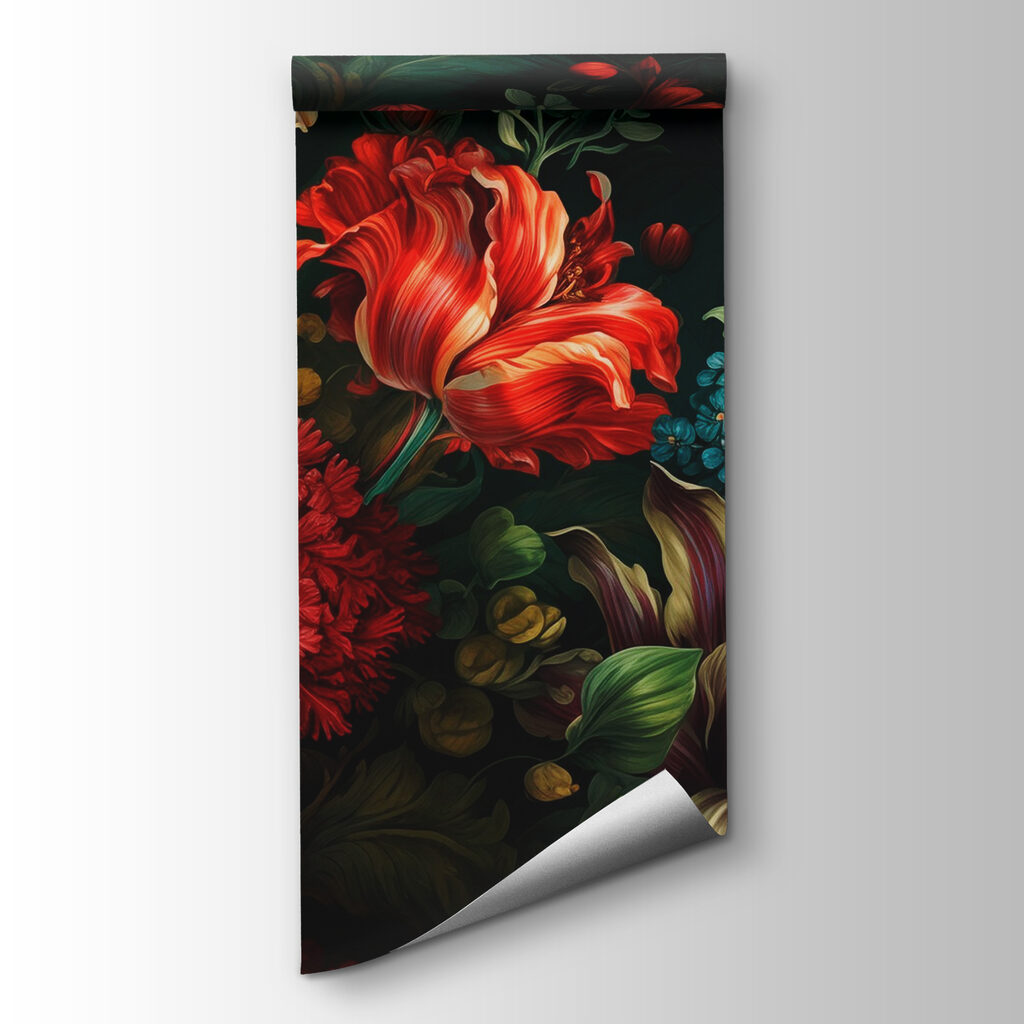 Ramo oscuro de flores — vista del producto