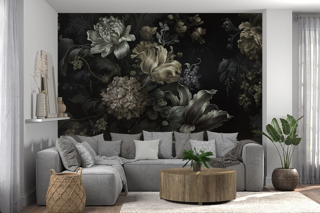 Ramo oscuro de flores — interior 2