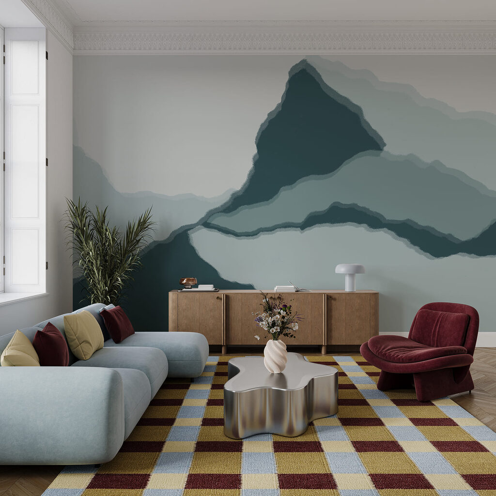 Montañas en capas grises — interior 1