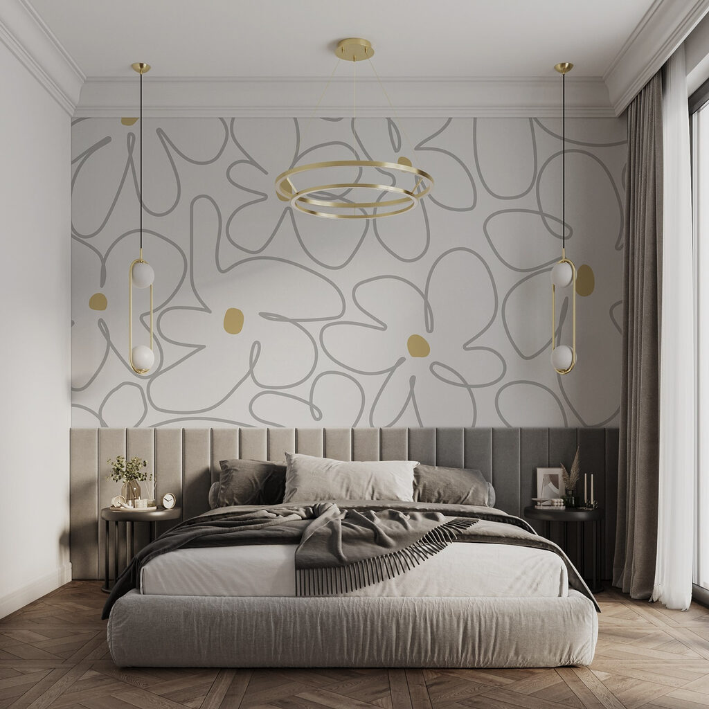Flores con puntos amarillos — interior 1