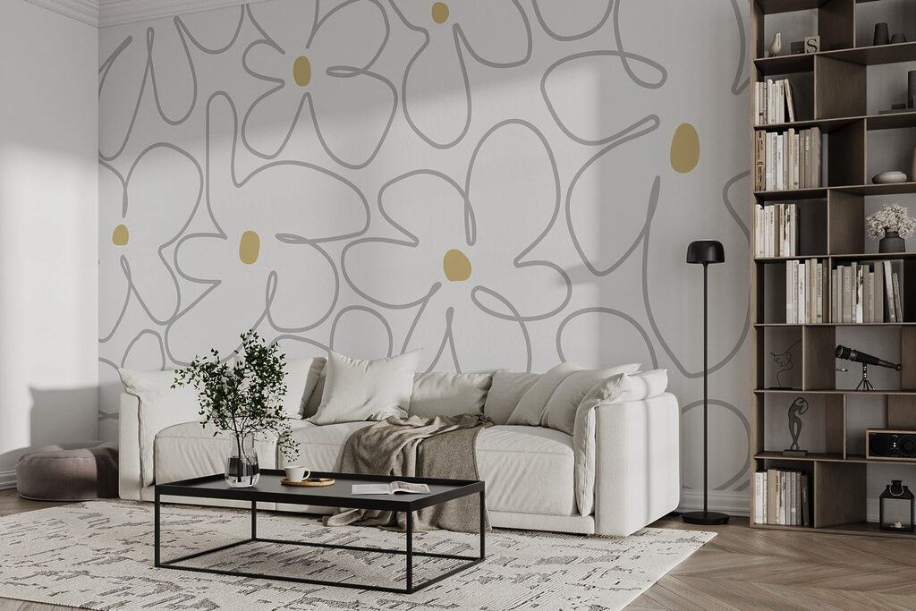 Flores con puntos amarillos — interior 2