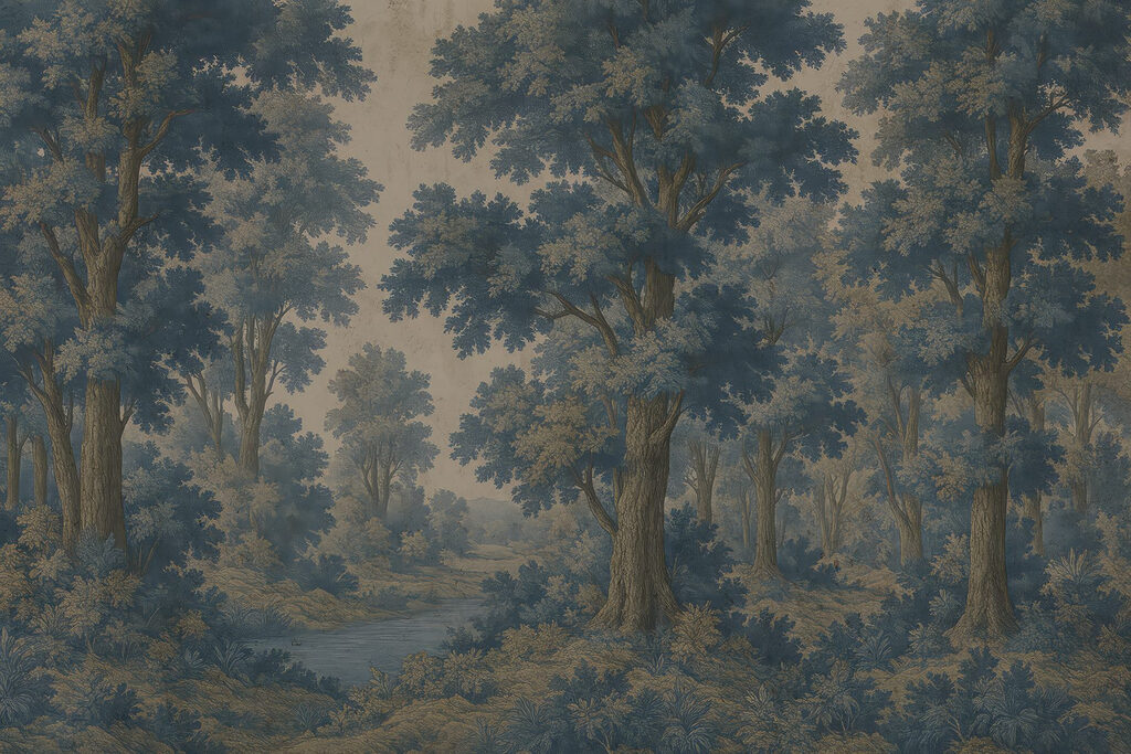 Sendero en el bosque — diseño completo