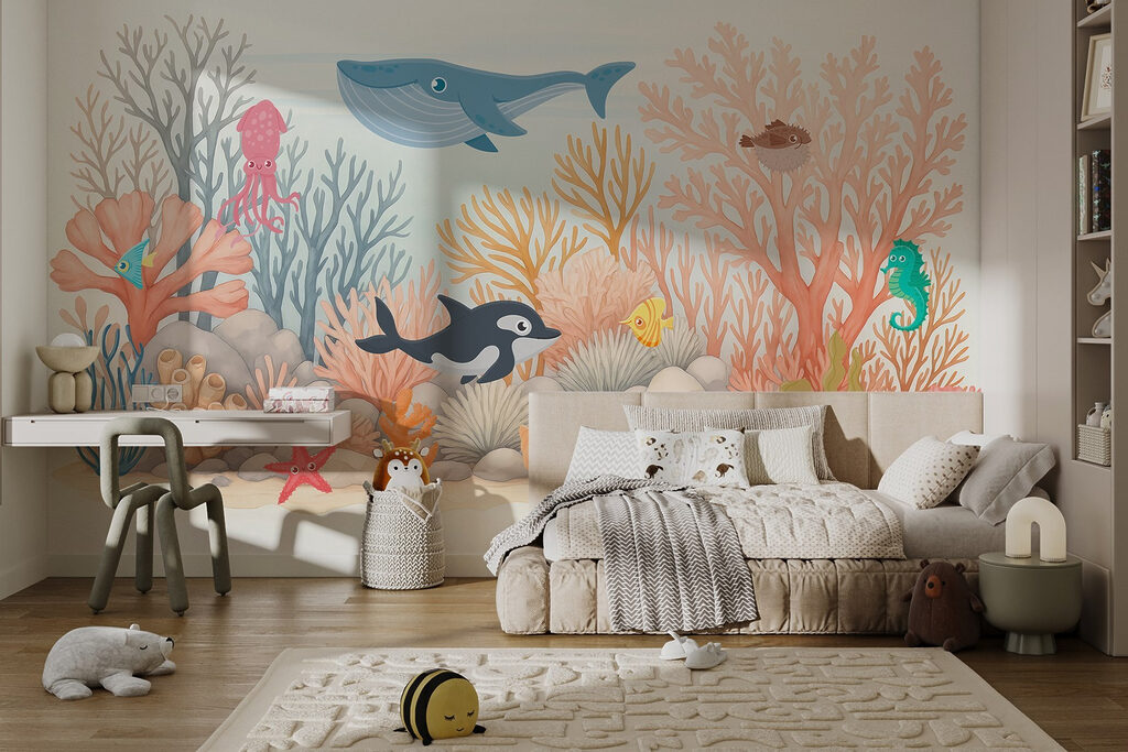 Ballenas entre corales — interior 2