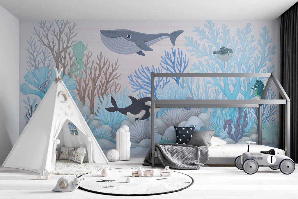 Ballenas entre corales — interior 2