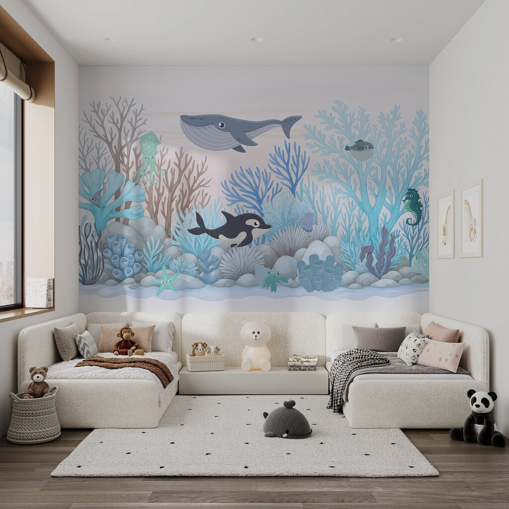 Ballenas entre corales — interior 3