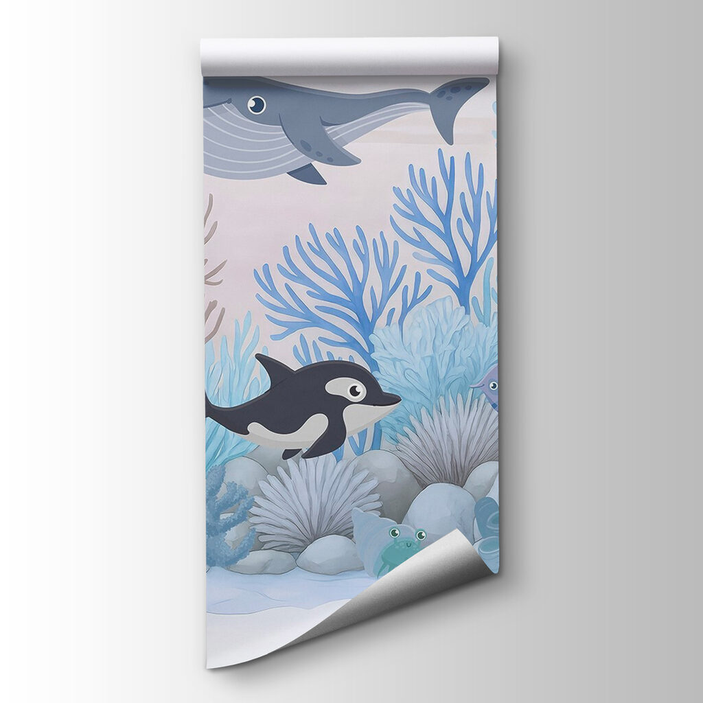 Ballenas entre corales — vista del producto