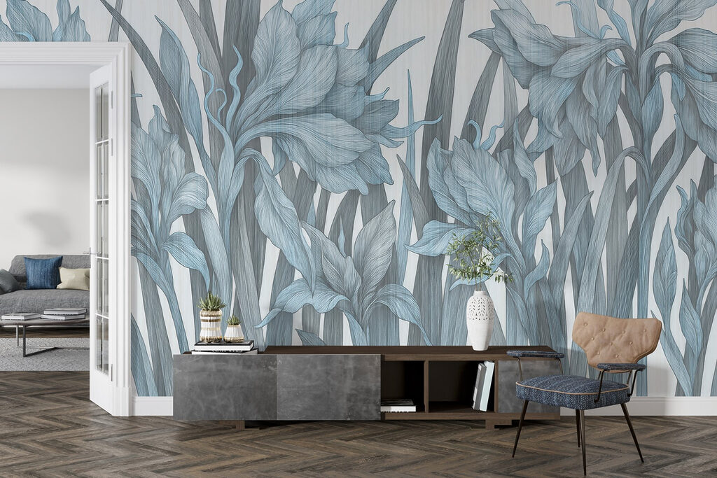 Lirios juntos sobre blanco — interior 2