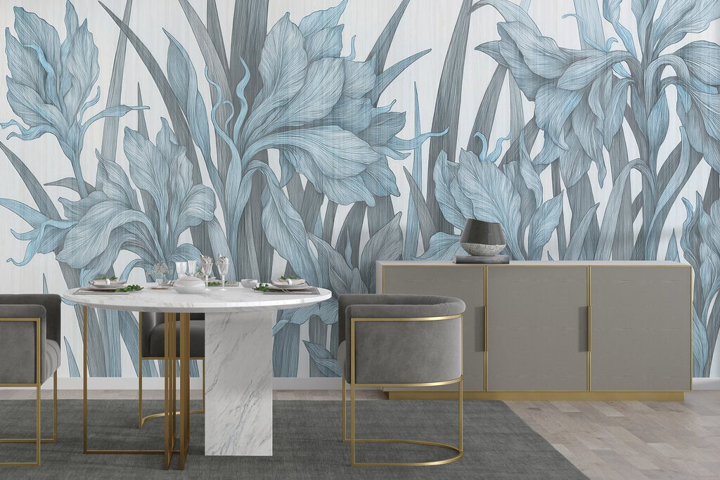 Lirios juntos sobre blanco — interior 3