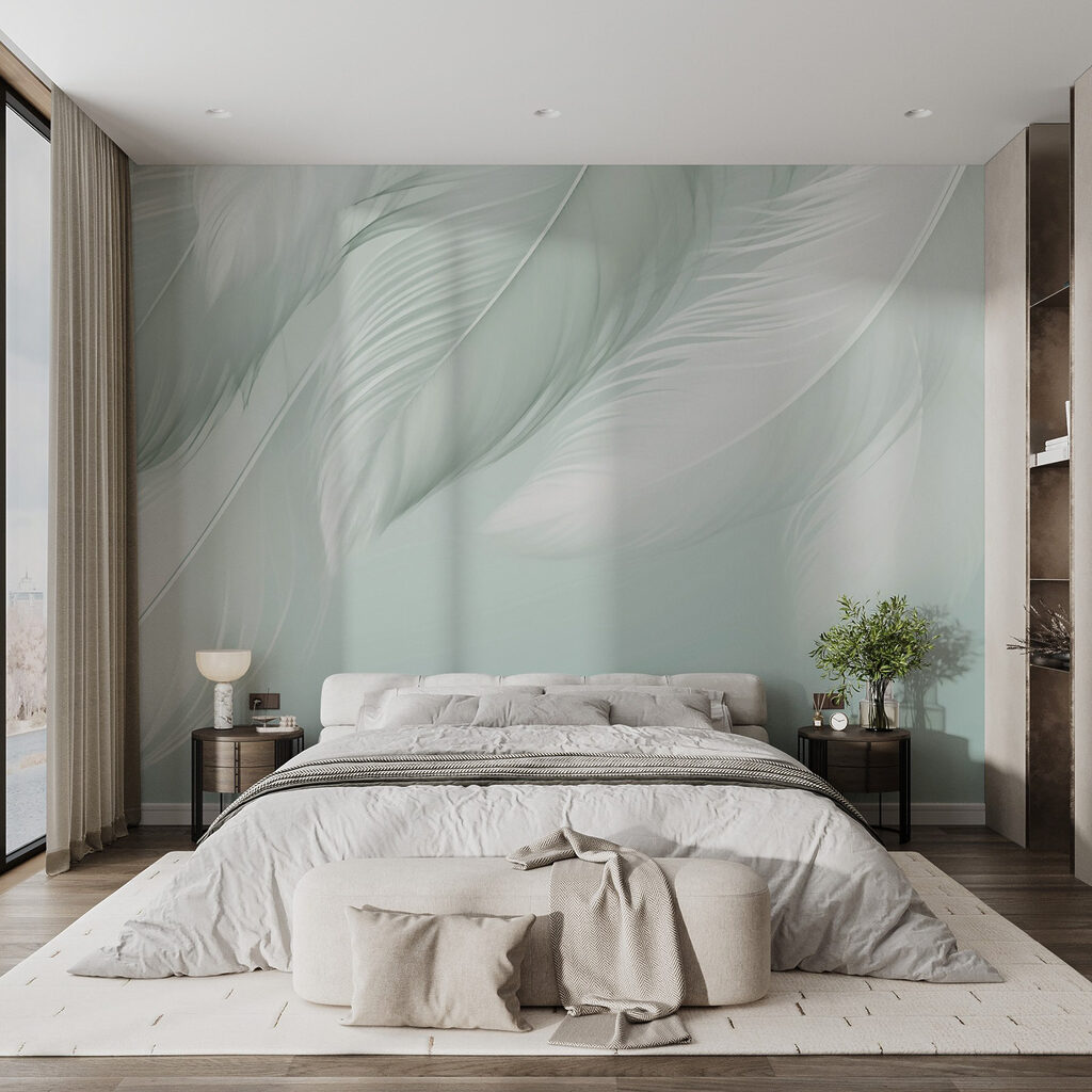 Plumas en suaves pliegues — interior 1