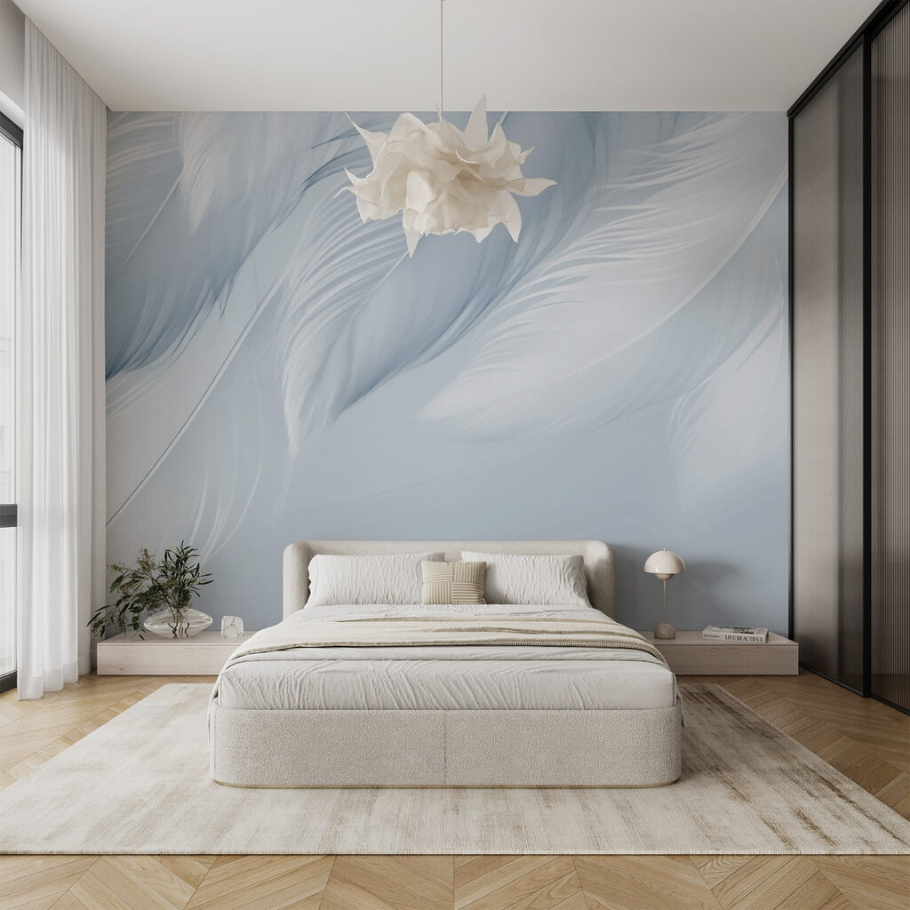 Plumas en suaves pliegues — interior 1