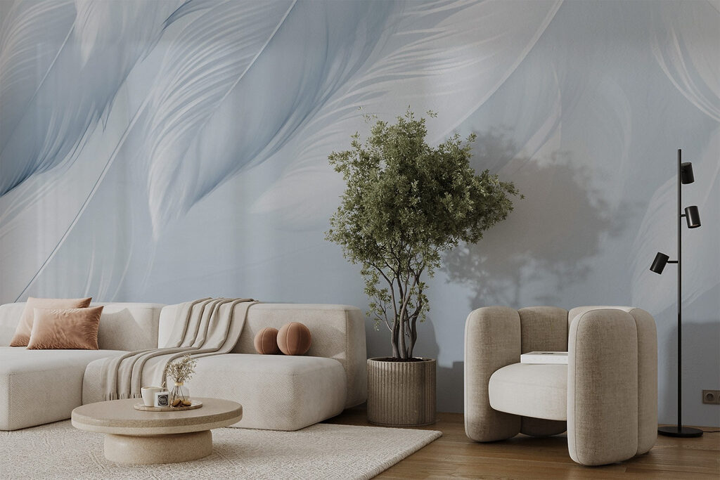 Plumas en suaves pliegues — interior 2