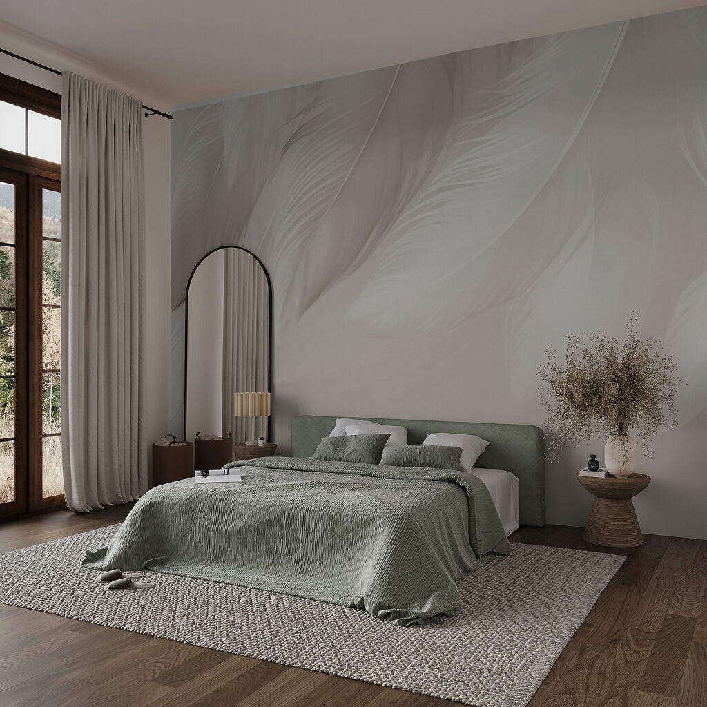 Plumas en suaves pliegues — interior 2