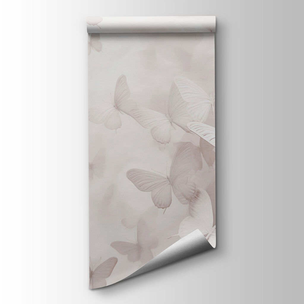 Mariposas blancas en bruma — vista del producto
