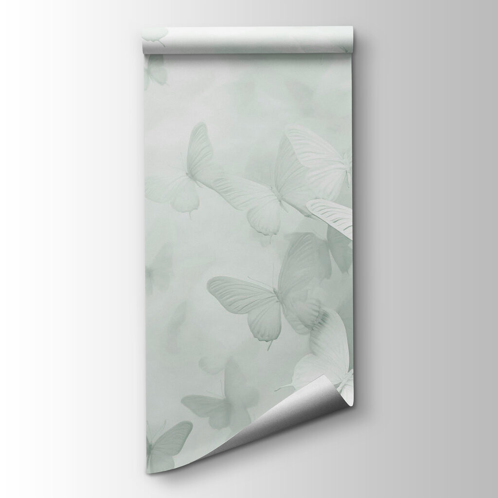 Mariposas blancas en bruma — vista del producto